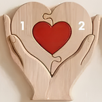 FamilyPiece Familienpuzzle mit 2 Namen