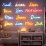 Personalisierte Namenslampe mit Wunschtext – GlowName LED-Neon