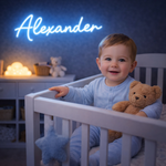 Personalisierte Namenslampe mit Wunschtext – GlowName LED-Neon