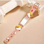 Notfallarmband für Kinder mit Gravur in Rosa