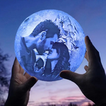Personalisierte Mondlampe mit Foto – 3D MemoraMoon
