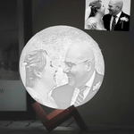 Personalisierte Mondlampe mit Foto – 3D MemoraMoon