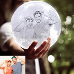 Personalisierte Mondlampe mit Foto – 3D MemoraMoon