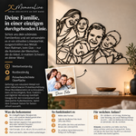 MemoraLine – vom Familienfoto zum Linienporträt aus Metall