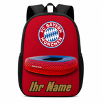 Personalisierter FC Bayern München Rucksack mit eigenem Namen