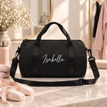 DanceBag Tanztasche mit Namen in Schwarz