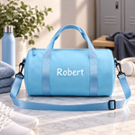 DanceBag Tanztasche mit Namen in Hellblau