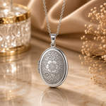 Medaillon Kette mit Foto – Personalisiertes Vintage Medaillon zum Öffnen
