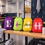 GymSack Turnbeutel mit Namen in verschiedenen Farben