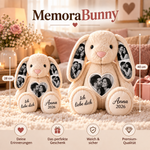 Kuschelhase mit eigenen Fotos & Namen – MemoraBunny