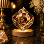 Personalisiertes Kristall-Foto / Laser-Andenken