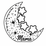 MoonGlow Mondlampe mit 4 Namen