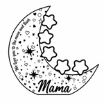 MoonGlow Mondlampe mit 5 Namen
