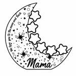 MoonGlow Mondlampe mit 6 Namen
