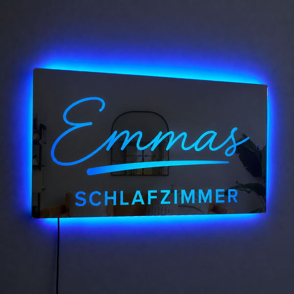 Personalisierte Neon-Namenslampe – LED Namensschild aus Acryl