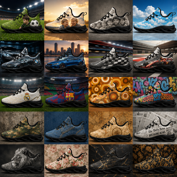 Personalisierte Sneaker mit eigenem Foto & Namen