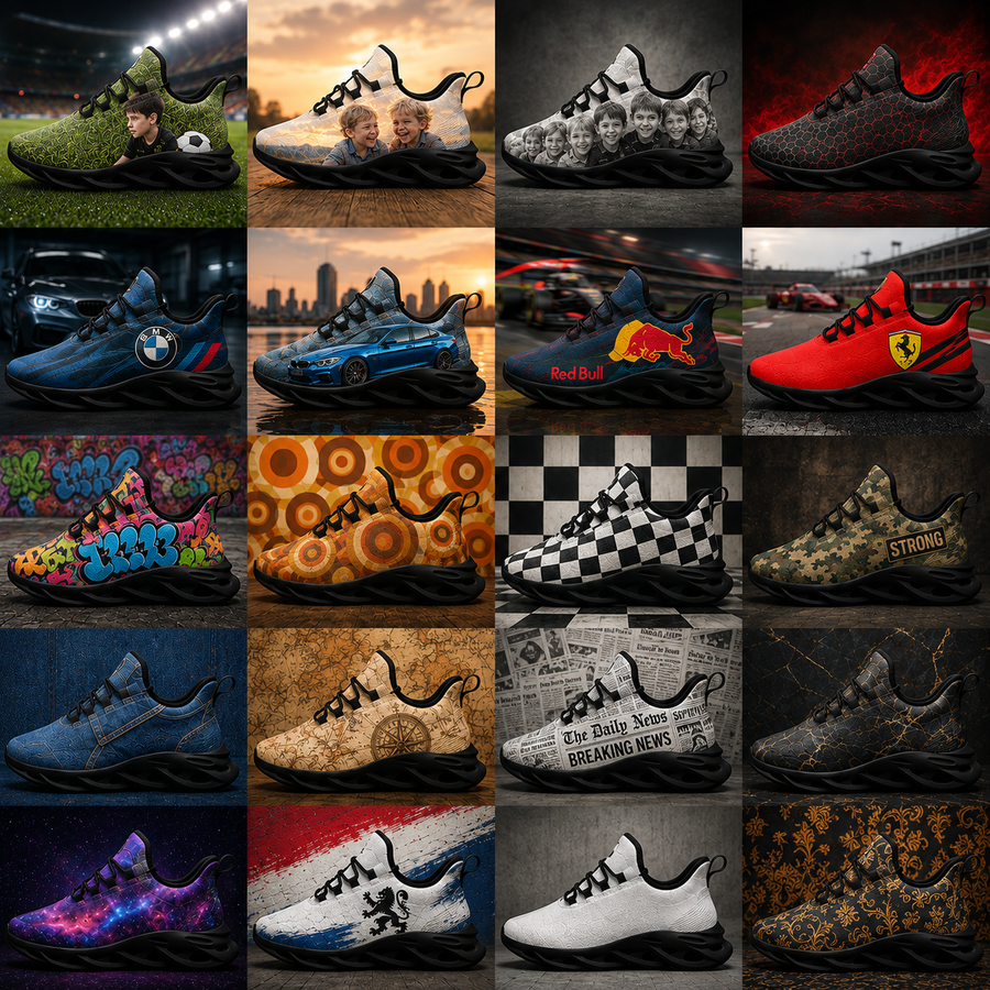 Personalisierte Sneaker mit eigenem Foto & Namen