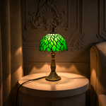 Tiffany Tischlampe Bloomsbury aus Buntglas