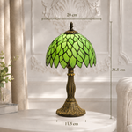 Tiffany Tischleuchte Bloomsbury eingeschaltet