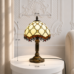 Tiffany Tischleuchte Ashford im Wohnzimmer